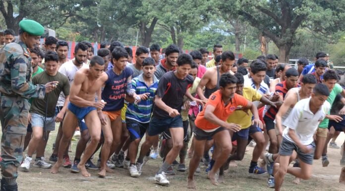 उत्तराखंड में 20 दिसंबर से शुरू हो रही है आर्मी भर्ती,भर्ती रैली में शामिल होने वाले आभ्यार्थियों के लिए कोरोना नेगेटिव रिपोर्ट जरूरी,यहां से मिलेगी रिपोर्ट