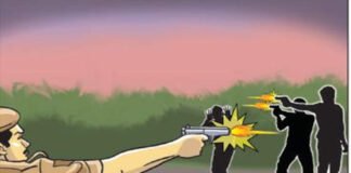 उत्तराखंड एसटीएफ और शातिर बदमाश कुलदीप सिंह केडी के बीच बिजनौर में मुठभेड़,केडी को लगी गोली