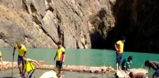 चमोली आपदाःएसडीआरएफ को बड़ी सफलता,ग्रामीणों के साथ मिलकर ऋषि गंगा नदी में बनी झील के मुहाने को तोड़ जलस्तर किया कम