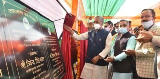 मुख्यमंत्री त्रिवेंद्र सिंह रावत ने डोईवाला में किया 508.75 लाख की लागत की योजनाओं का शिलान्यास