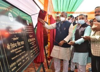 मुख्यमंत्री त्रिवेंद्र सिंह रावत ने डोईवाला में किया 508.75 लाख की लागत की योजनाओं का शिलान्यास