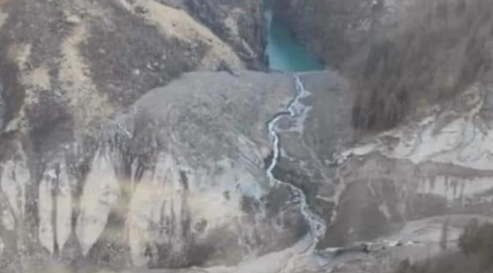 ऋषिगंगा के मुहाने पर बनी झील के पानी से नहीं है कोई खतरा,एसडीआरएफ की टीम पूरी तरह सर्तक