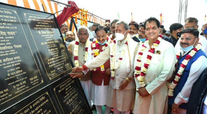 हरिद्वार में मुख्यमंत्री तीरथ सिंह रावत ने किया लगभग 120 करोड़ की विभिन्न योजनाओं का लोकार्पण