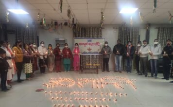 तपोवन क्षेत्र में आई प्रलयंकारी आपदा को एक माह होने पर मृतकों को दी गई श्रद्धांजलि