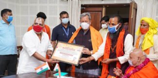 कुंभ के सफल आयोजन के लिए वैष्णवी संप्रदाय के संतों ने जताया मुख्यमंत्री तीरथ रावत का आभार