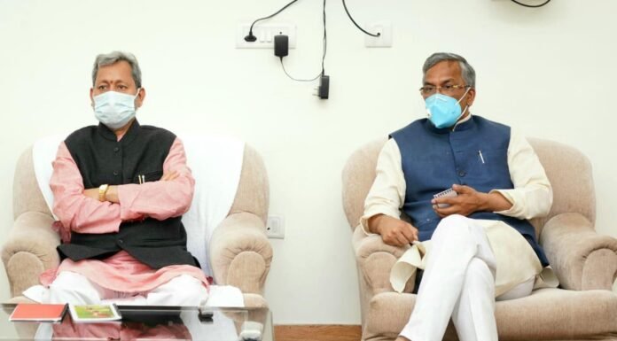 पूर्व मुख्यमंत्री त्रिवेंद्र सिंह रावत ने कोविड से निपटने के लिए विधायक निधि से दिया एक करोड़ का अंशदान