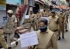 चमोली में पुलिस ने समस्त थाना क्षेत्रों में निकाला कोरोना जनजागरूकता फ्लैग मार्च
