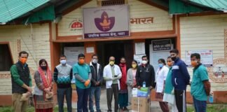 बाबा केदार की नगरी केदार घाटी के ग्रामीणों को कोरोना संक्रमण से बचाने के लिए हंस फाउंडेशन की बड़ी मुहिम,गांवों के सामुदायिक स्वास्थ्य केंद्रों तक पहुंचाए जन स्वास्थ्य रक्षक उपकरण