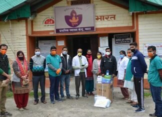 बाबा केदार की नगरी केदार घाटी के ग्रामीणों को कोरोना संक्रमण से बचाने के लिए हंस फाउंडेशन की बड़ी मुहिम,गांवों के सामुदायिक स्वास्थ्य केंद्रों तक पहुंचाए जन स्वास्थ्य रक्षक उपकरण