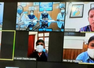 पशुपालन राज्यमंत्री एवं कोविड प्रभारी अल्मोड़ा रेखा आर्य ने प्रशासनिक अधिकारियों एवं निजी बाल रोग विशेषज्ञों से कोविड की तीसरी लहर को लेकर की वर्चुअल बैठक