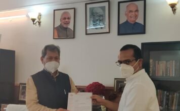 कोरोना संक्रमण से लड़ने के उत्तराखंड को ऑक्सीजन प्लांट एवं ऑक्सीजन कॉन्सेंट्रेटर प्रदान करेगा ‘इंडिया फाउंडेशन’,संस्था के निदेशक शौर्य डोभाल ने की मुख्यमंत्री तीरथ रावत से भेंट