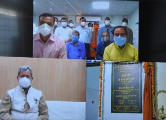 कोविड संक्रमण के दौर में गढ़वाल श्रीनगर मेडिकल कॉलेज में स्थापित 30 नए आई.सी.यू बेड की शुरुआता,सीएम तीरथ रावत ने वर्चुअल माध्यम से किया लोकार्पण