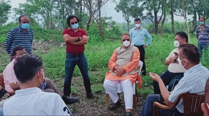 कैबिनेट मंत्री गणेश जोशी ने किया सैन्यधाम की भूमि का निरीक्षण,कहा सैन्यधाम को भव्य और अद्भुद बनाने में कोई कसर न रखी जाएगी