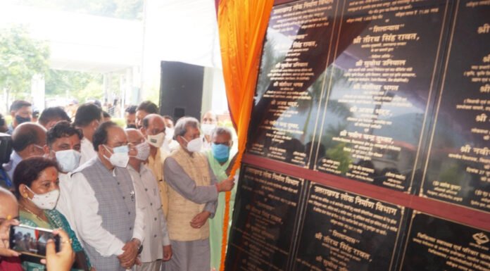 मुख्यमंत्री तीरथ सिंह रावत ने हल्द्वानी में किया 109 करोड़ की योजनाओं का किया लोकार्पण एवं शिलान्यास