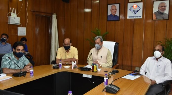 मुख्यमंत्री तीरथ रावत ने नैनीताल में स्थापित 20 बिस्तरो के कोविड केयर सेन्टर का वर्चुवली किया लोकार्पण