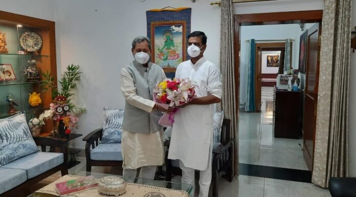 मुख्यमंत्री तीरथ सिंह रावत ने दिल्ली में केन्द्रीय विद्युत और नवीन एवं नवीकरणीय ऊर्जा राज्यमंत्री आर.के.सिंह से कि भेंट,कई विकास परियोजनाओं पर की चर्चा