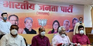 उत्तराखंड में हर जनपद में फ्रंट लाइन कोरोना वारियर को सम्मानित करेगी बीजेपीः-मदन कौशिक