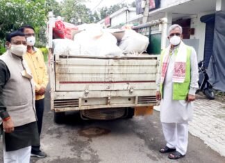 उत्तराखंड को कोरोना संक्रमण से बचाने के लिए पूर्व सीएम त्रिवेन्द्र रावत की एक और महत्वपूर्ण पहल,पौड़ी,रुद्रप्रयाग,चमोली और अल्मोड़ा के लिए रवाना की कोरोना बचाव सामग्री