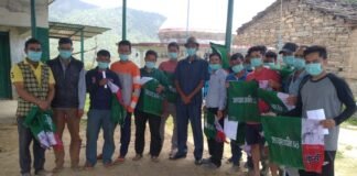 उत्तराखंड क्रांति दल के कार्यकर्ताओं ने थलीसैंण ब्लॉक के सुंदर गांवों में की जनसंपर्क अभियान की शुरूआत