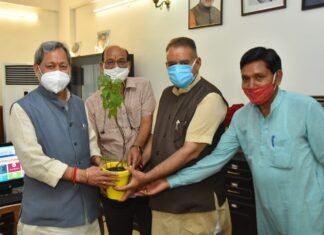 मसूरी टनल को स्वीकृति देने के लिए सैनिक कल्याण मंत्री गणेश जोशी ने जताया केन्द्रीय मंत्री नितिन गड़करी एवं मुख्यमंत्री तीरथ सिंह रावत का आभार