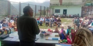 जोशीमठ में सांसद ग्राम योजना के अंतर्गत बी०डी०पी० की बैठक में कई परियोजनाओं पर हुई चर्चा