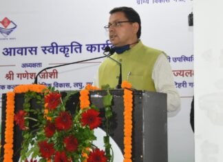 मुख्यमंत्री पुष्कर धामी ने पी.एम.जी.एस.वाई एवं भूमि अधिग्रहण मद के भुगतान हेतु 102 करोड़ की धनराशि की स्वीकृति