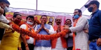 मुख्यमंत्री पुष्कर धामी ने किया चम्पावत के अमोडी में डिग्री कॉलेज का निरीक्षण कहा,हमारी सरकार विभिन्न विभागों में 24 हजार रिक्त पदों पर जल्द करेंगी भर्तियां