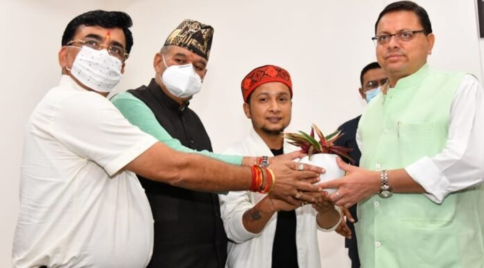 इंडियन आइडल सीजन 12 के विजेता पवनदीप राजन बने उत्तराखंड कला,पर्यटन एवं संस्कृति के ब्रांड एंबेसडर