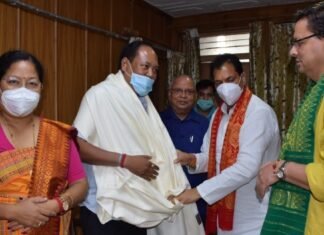 असम विधानसभा अध्यक्ष बिस्वजीत दैमरी दो दिवसीय उत्तराखंड दौरे पर,देहरादून में विधानसभा अध्यक्ष प्रेमचंद अग्रवाल से की शिष्टाचार भेंट