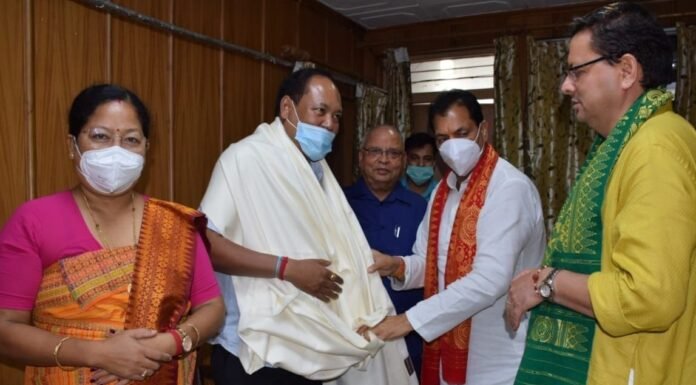 असम विधानसभा अध्यक्ष बिस्वजीत दैमरी दो दिवसीय उत्तराखंड दौरे पर,देहरादून में विधानसभा अध्यक्ष प्रेमचंद अग्रवाल से की शिष्टाचार भेंट