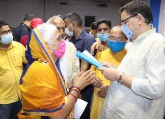 मुख्यमंत्री पुष्कर धामी ने पहुंचे खटीमा,कहा हमारी सरकार का विजन युवाओं को पहाड़ पर स्वरोजगार के अवसर मुहैया कराना