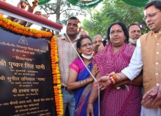 मुख्यमंत्री पुष्कर धामी ने देहरादून में किया विश्वस्तरीय मिनी झील का शिलान्यास