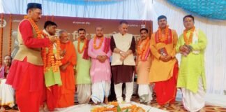 कैबिनेट मंत्री गणेश जोशी ने यमकेश्वर के तल्ला बनास में लौह सिद्ध हनुमान मंदिर की प्राण प्रतिष्ठा,एनडीआरआई के सहयोग से बनी गोमुख डेयरी का किया लोकार्पण