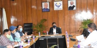 अपर मुख्य सचिव आनन्द बर्द्धन ने की लोनिवि व संस्कृति विभाग की घोषणाओं की समीक्षा,मुख्यमंत्री द्वारा की गयी घोषणाओं को शीघ्रता से पूरा करने के दिए निर्देश