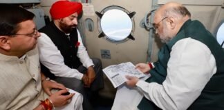 केन्द्रीय गृहमंत्री अमित शाह ने उत्तराखंड में आपदा की स्थिति का लिया जायजा,कहा-भारत सरकार हर तरीके से देवभूमि के साथ