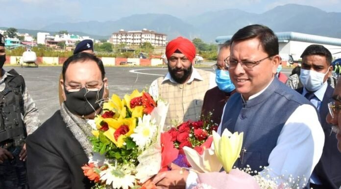 भाजपा के राष्ट्रीय अध्यक्ष जेपी नड्डा दो दिवसीय दौरे पर पहुंचे उत्तराखंड,चमोली जिले के सैथल गांव में शहीद सम्मान यात्रा का करेंगे शुभारंभ