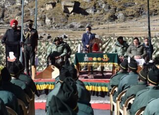 उत्तराखण्ड राज्यपाल ले.ज.गुरमीत सिंह और सीएम पुष्कर धामी ने सरहद पर तैनात देश के जवानों के साथ मनाई दीवाली