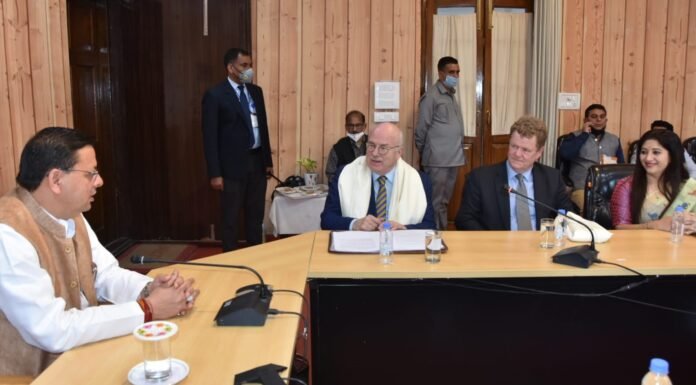 मुख्यमंत्री पुष्कर धामी ने आइसलैंण्ड के उच्चायुक्त महामहिम गुडनी ब्रैगसन ने की भेंट