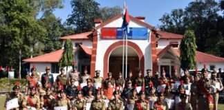 एन.सी.सी.के 73वें स्थापना दिवस पर सीएम पुष्कर धामी ने उत्कृष्ट प्रदर्शन करने वाले कैडेटों को किया सम्मानित