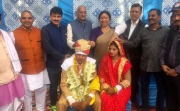 कात्यायनी चैरिटेबल ट्रस्ट की महत्वपूर्ण पहल,गरीब कन्या का किया कन्यादान