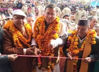 मुख्यमंत्री पुष्कर धामी ने बागेश्वर को दी करोड़ों रूपये की योजनाओं की सौगात,काण्डा महोत्सव का किया शुभारंभ