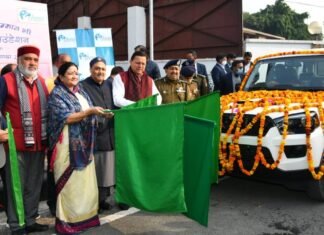उत्तराखंड-हिल पैट्रोलिंग व इमरजेंसी रिस्पॉन्स हेतु उत्तराखण्ड पुलिस को हंस फाउंडेशन ने प्रदान किए 101 वाहन,सीएम धामी,भोले जी महाराज एवं डॉ.माता मंगला ने किया वाहनों को फ्लैग ऑफ