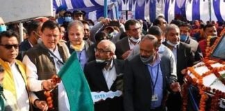 खटीमा में हंस फाउंडेशन द्वारा दिव्यांग जनों को प्रदान किए गए निःशुल्क उपकरणों का सीएम धामी ने किया वितरण कहा-स्वास्थ्य के क्षेत्र राज्य के लिए वरदान है हंस फाउंडेशन