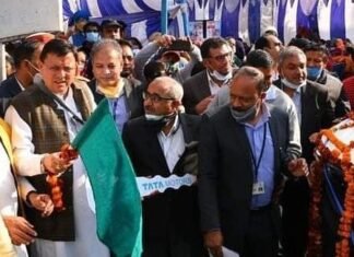 खटीमा में हंस फाउंडेशन द्वारा दिव्यांग जनों को प्रदान किए गए निःशुल्क उपकरणों का सीएम धामी ने किया वितरण कहा-स्वास्थ्य के क्षेत्र राज्य के लिए वरदान है हंस फाउंडेशन