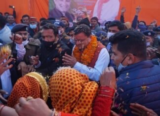 नैनीताल-सीएम पुष्कर धामी ने ओखलकाण्डा में किया लगभग 38 करोड़ रूपये की 23 विभिन्न विकास योजनाओं का लोकार्पण एवं शिलान्यास