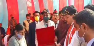 खटीमा में शहीद सम्मान यात्रा में शामिल हुए सीएम पुष्कर धामी,शहीदों के परिजनों को किया सम्मानित