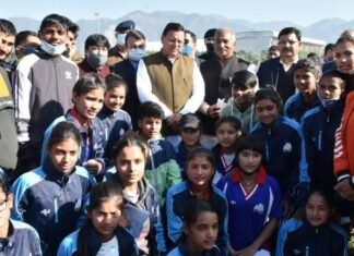 मुख्यमंत्री पुष्कर धामी ने किया राज्य स्तरीय खेल महाकुंभ 2021 का शुभारम्भ,तीन आयु वर्ग में 12 खेल विधाओं का किया जा रहा है आयोजन