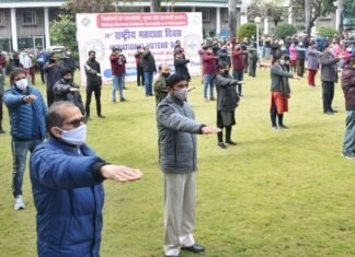 राष्ट्रीय मतदाता के अवसर पर अपर मुख्य सचिव ने अधिकारियों एवं कर्मचारियों को दिलवाई मतदान करने की शपथ