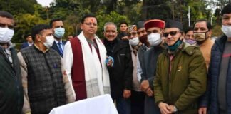 मुख्यमंत्री पुष्कर सिंह धामी से उत्तराखण्ड राज्य आंदोलनकारी मंच के सदस्यों ने भेंट कर जताया आभार