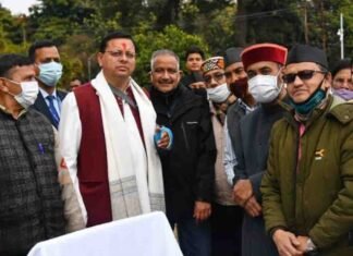 मुख्यमंत्री पुष्कर सिंह धामी से उत्तराखण्ड राज्य आंदोलनकारी मंच के सदस्यों ने भेंट कर जताया आभार